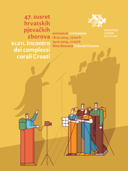 Programska knjižica 47. Susreta