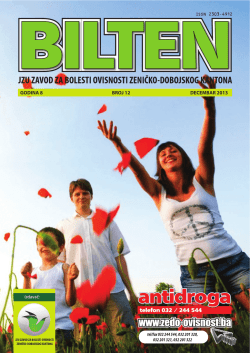 Bilten 12.indd - ZEDO ovisnost