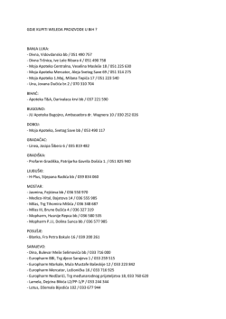 GDJE KUPITI WELEDA PROIZVODE U BiH ? BANJA LUKA: