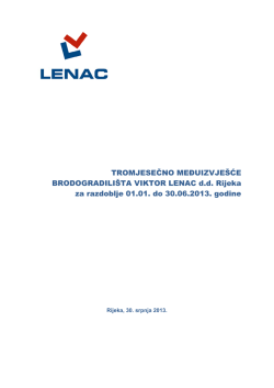 Financijsko izvje&scaron;će Q2