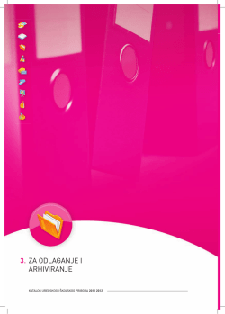 3. ZA ODLAGANJE I ARHIVIRANJE