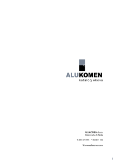 katalog okova - Alukomen doo