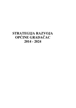 strategija razvoja općine gradačac 2014 - 2024