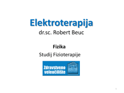 Elektroterapija dr.sc. Robert Beuc