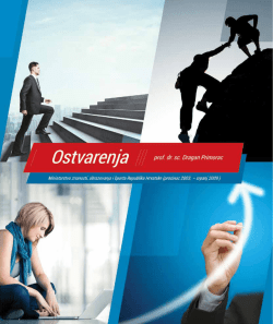 Ostvarenja 2003 - 2009