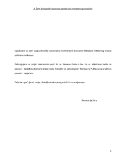 A. &Scaron;are: Energetski nezavisna zgrada kao energetsko