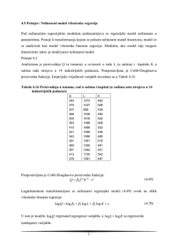 1 4.5 Primjer: Nelinearni model vi&scaron;estruke regresije Pod - T-com