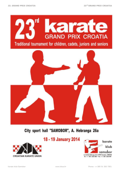 23. GRAND PRIX CROATIA 23rd GRAND PRIX