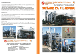 SUŠARE ZA PILJEVINU - Seting Inženjering doo Delnice