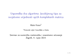 iterativne procedure koje sam dosad proučio