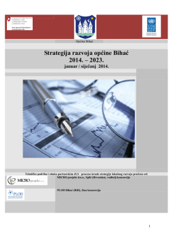 Strategija razvoja opcine Bihac 2014-2023