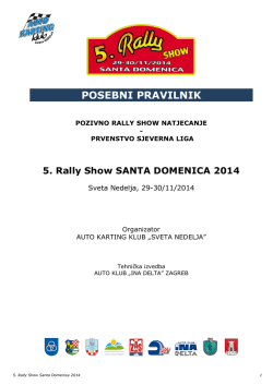 psl pravilnik - Rally Santa Domenica