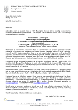 Pozivnica - ENERGY PLUS doo