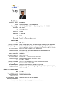 Europass-Curriculum Vitae