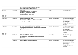 Događanja u prosincu