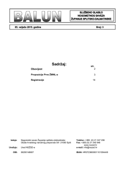 Balun br. 3.pdf - Nogometni savez Županije splitsko