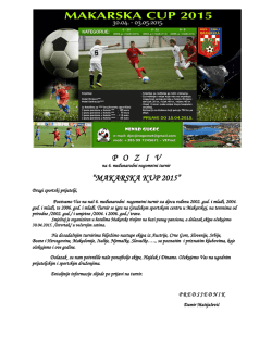 P	 O   Z	 I   V	     &ldquo;MAKARSKA KUP 2015&rdquo;