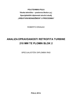 analiza opravdanosti retrofita turbine 210 mw te