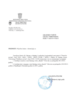 Godi&scaron;nje izvje&scaron;će o radu Dječjeg vrtića