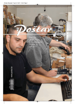 Postar 40:postar 17.qxd 6.7.2011 13:43 Page 1