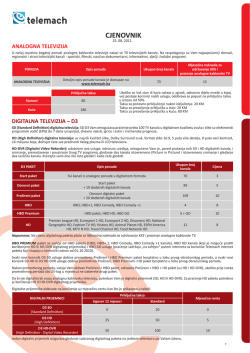 CJENOVNIK - Telemach