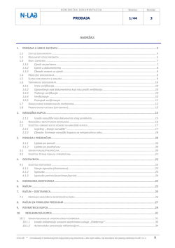 PRODAJA - N-LAB Software
