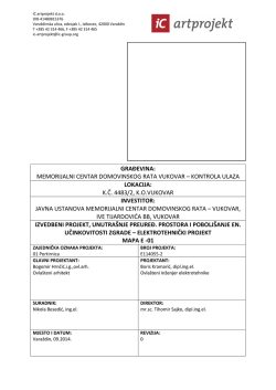 građevina - JU MCDR Vukovar