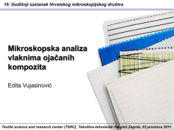 Mikroskopska analiza vlaknima ojačanih kompozita