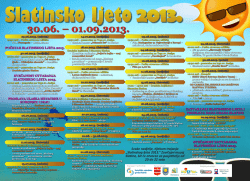 19:30 sati - pozornica na trgu sv. Josipa