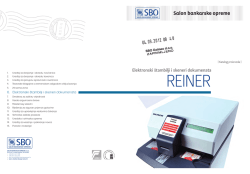 Elektronski &scaron;tambilji i skeneri dokumenata