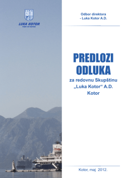 Predlozi odluka