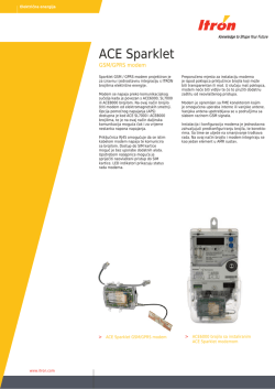 ACE Sparklet modem - PET