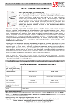 knjiga: "informacijska sigurnost"