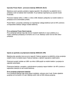 navodilo power bank
