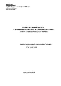 Aparati i uređaji za fizikalnu terapiju