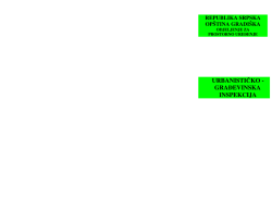 Urbanističko -građevinska inspekcija