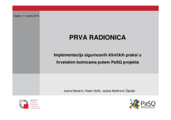 PRVA RADIONICA