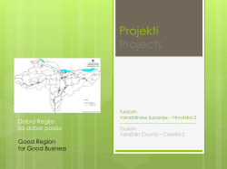 2 Projekti - Turizam INVEST IN VARAZDIN