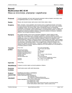 Baumit MultiContact MC 55 W Masa za renoviranje