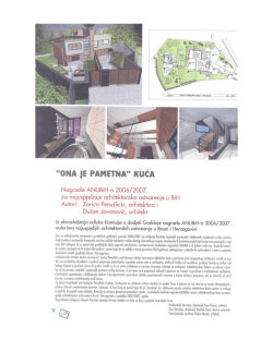 "oNA jE PAMETNA" KUĆA