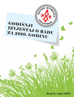 godišnji izvještaj o radu za 2010. godinu