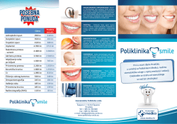 Posebna ponuda - Poliklinika Smile