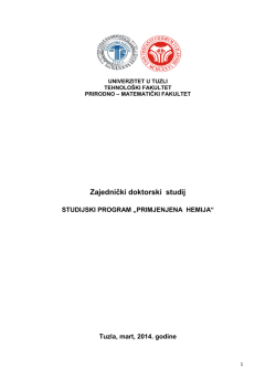 Primjenjena_hemija_z.. - Tehnolo&scaron;ki fakultet