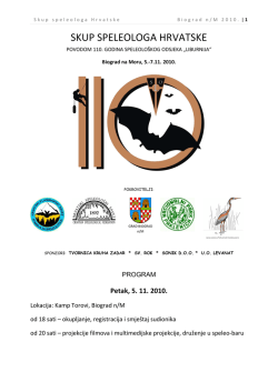 Objavljen je program skupa.