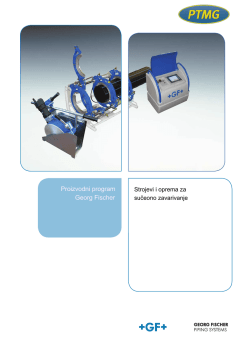 Proizvodni program Georg Fischer