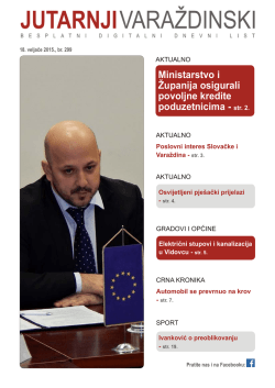 str. 2. - Jutarnji varaždinski