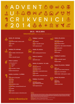 Advent plakat