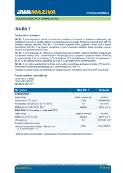 BU 7 - INA Maziva
