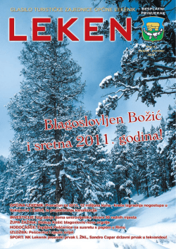 Leken 62 2010 1 - Turistička zajednica Općine Lekenik