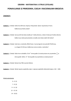 1.D _stolari_ Izborni - matematika u struci
